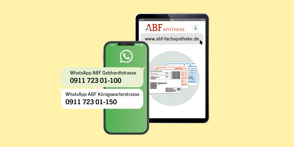 Mit Whatsapp Rezepte einlösen bei ABF-Apotheke