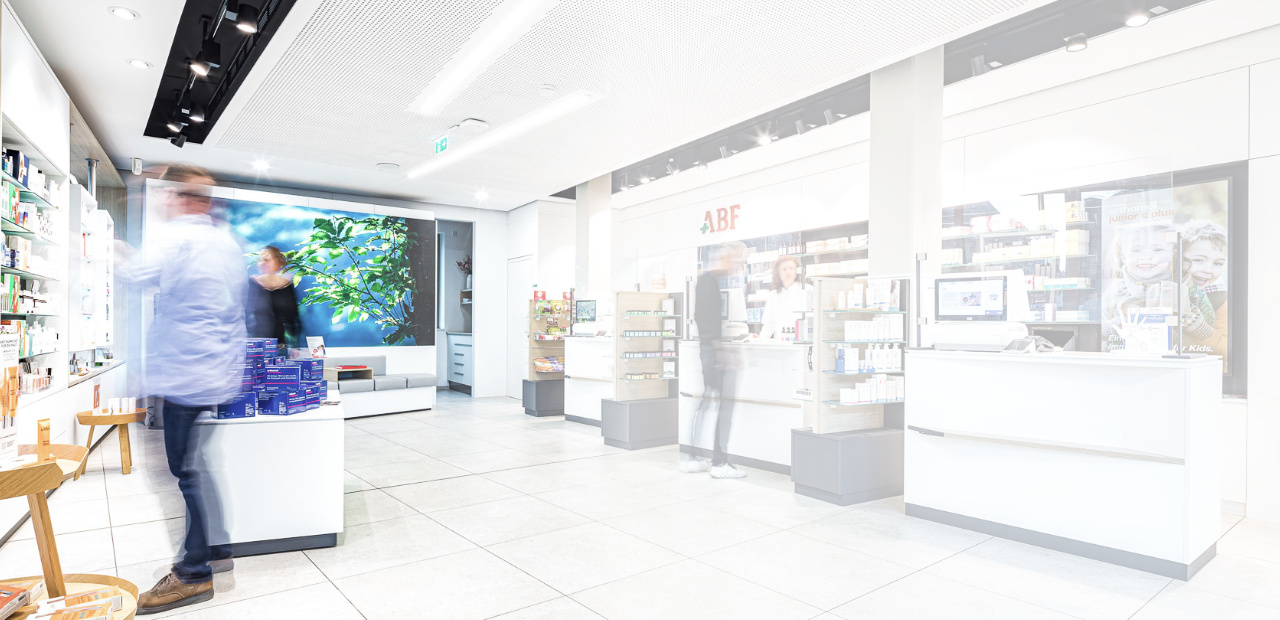 Die ABF-Apotheke vor Ort Ein Blick in die Apotheke