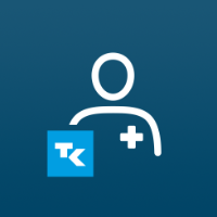 Logo der TK-Doc App.